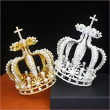 Crystal Vintage Royal Crown for Men and Women