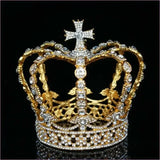 Crystal Vintage Royal Crown for Men and Women