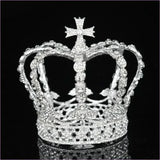 Crystal Vintage Royal Crown for Men and Women