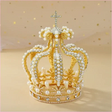 Crystal Vintage Royal Crown for Men and Women