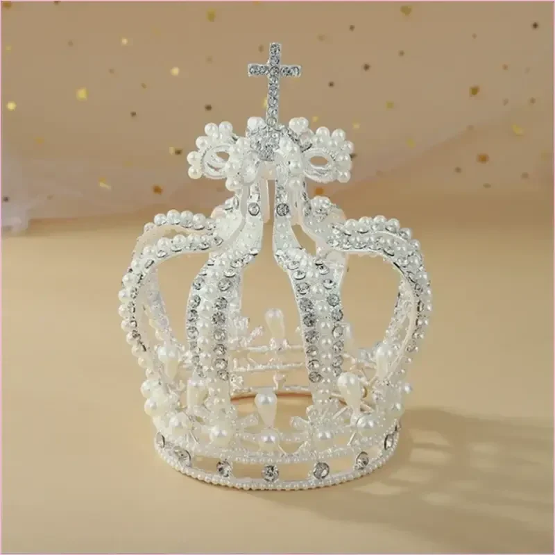 Crystal Vintage Royal Crown for Men and Women
