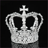 Crystal Vintage Royal Crown for Men and Women