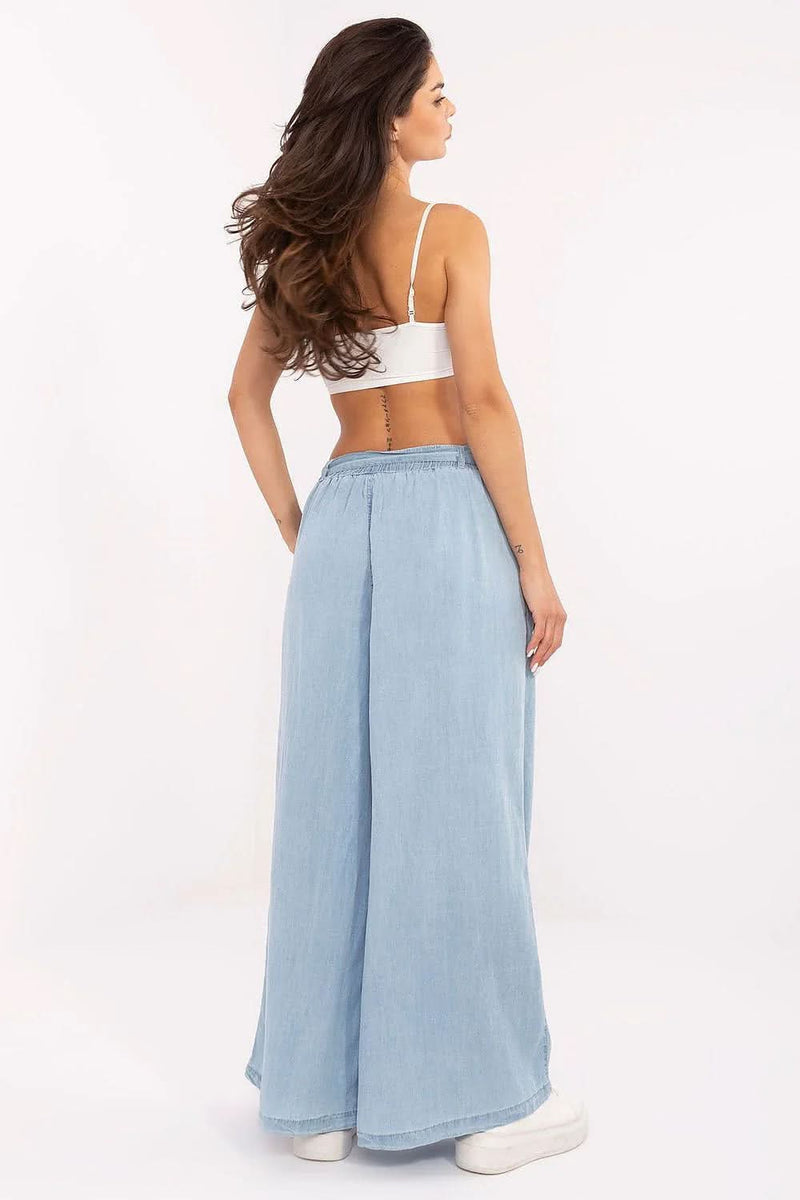 Women High Waist Wide Leg Trousers
