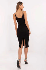 Tight Fit Daydress Rue Paris With Back Split