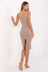 Tight Fit Daydress Rue Paris With Back Split
