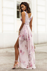 IVON Chiffon Maxi Cocktail Dress | Light, Airy & Elegant