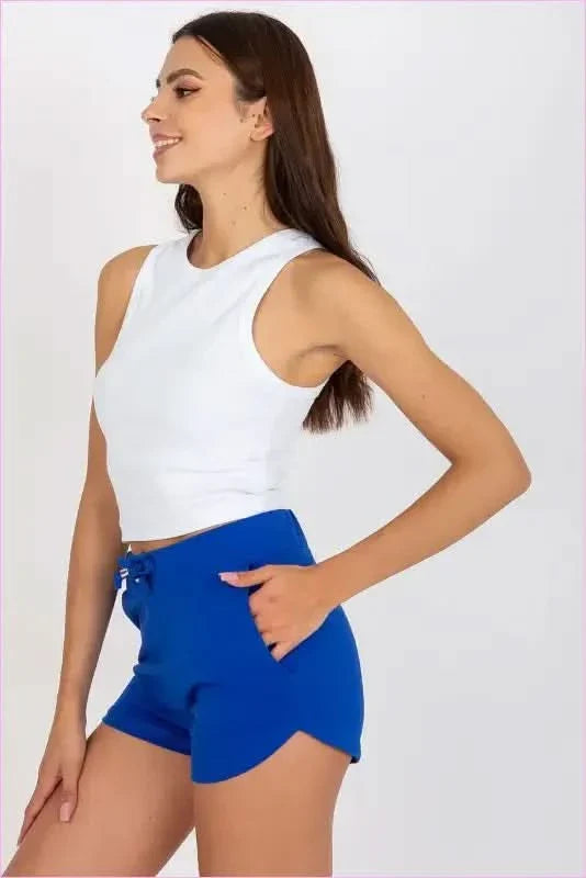 Drawstring Sweatshorts High Waisted Fashion Style