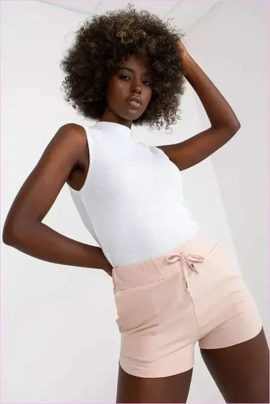 Drawstring Sweatshorts High Waisted Fashion Style