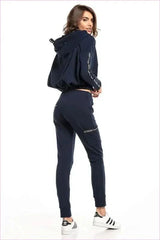 Drawstring Trousers Simple Style Fashion