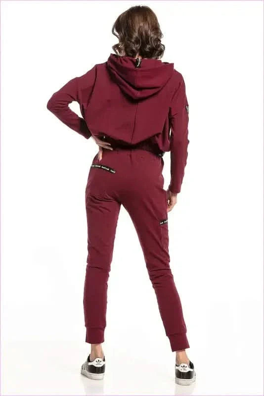 Drawstring Trousers Simple Style Fashion
