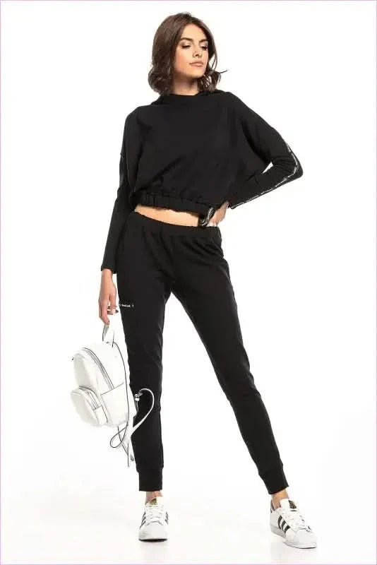 Drawstring Trousers Simple Style Fashion