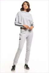 Drawstring Trousers Simple Style Fashion