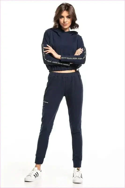 Drawstring Trousers Simple Style Fashion
