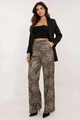 Eco Leather High Waist Fashion Pants