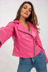 Eco Leather Jacket Casual Style Fashion