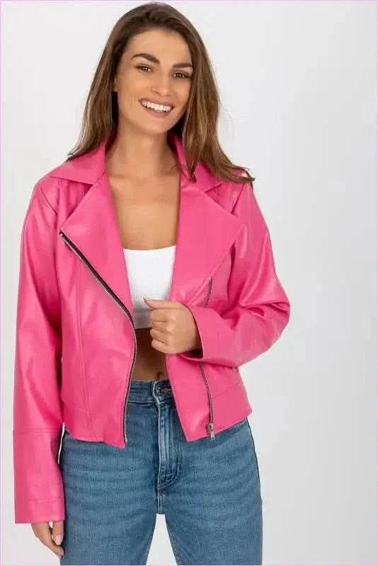 Eco Leather Jacket Casual Style Fashion