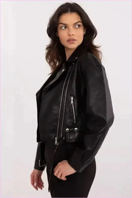 Eco Leather Jacket Unique Spring Autumn Style