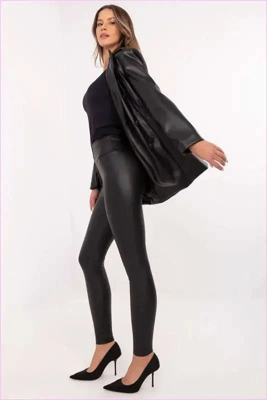 Eco Leather Leggings Unique Fashion Style