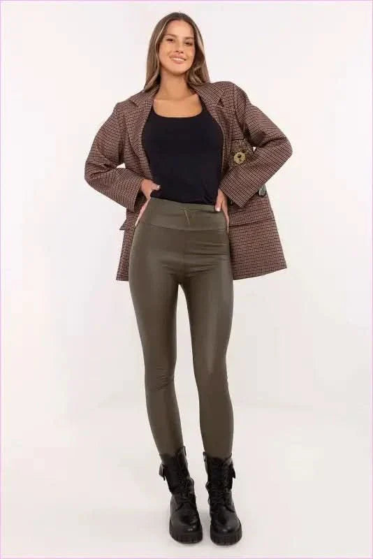 Eco Leather Leggings Unique Fashion Style