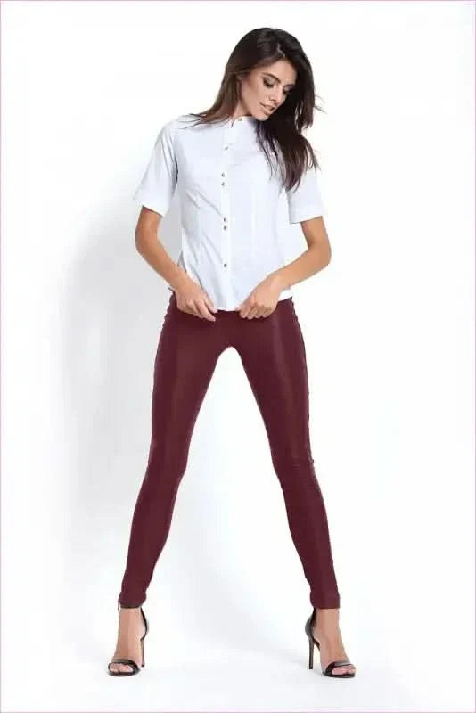 Eco Leather Leggings Unique Style Fashion