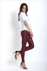 Eco Leather Leggings Unique Style Fashion
