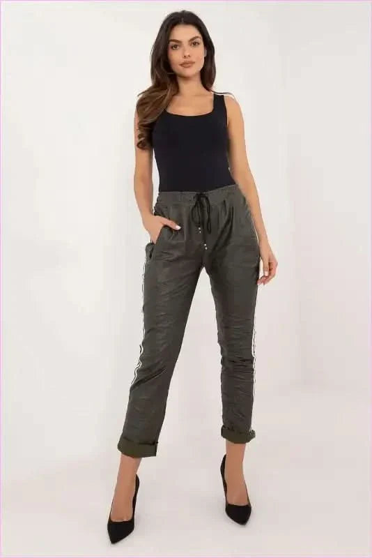 Eco Leather Pants for Women's Unique Style