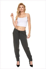 Eco Leather Sweatpants Unique Style Fashion