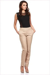 Eco Leather Tube Pants Unique Style
