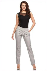 Eco Leather Tube Pants Unique Style