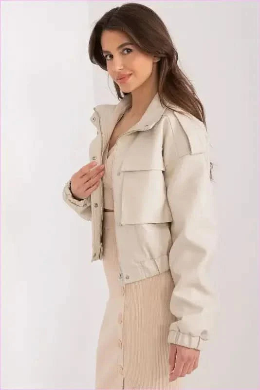 Eco Leather Women's Fashion Jacket