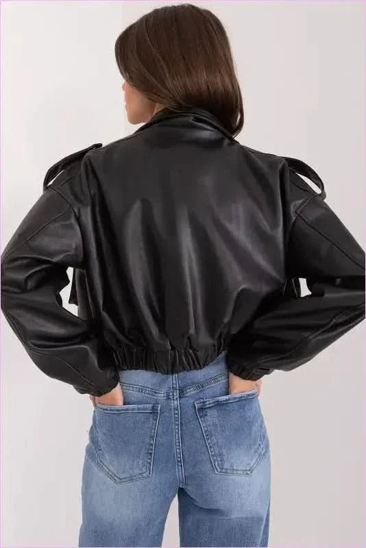 Eco Leather Women's Fashion Jacket