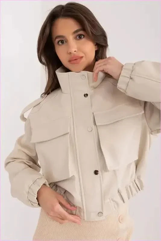 Eco Leather Women's Fashion Jacket