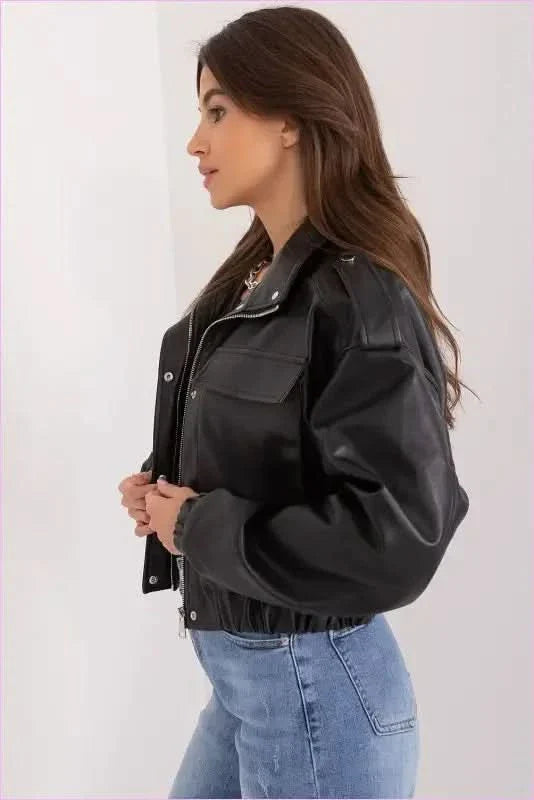 Eco Leather Women's Fashion Jacket