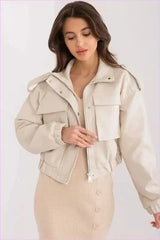 Eco Leather Women's Fashion Jacket