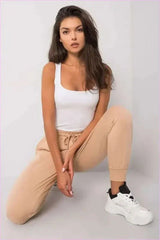 Elastic Waist Sweatpants Unique Style