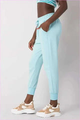 Elastic Waist Sweatpants Unique Style