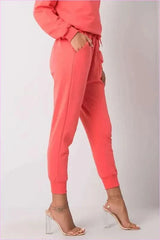 Elastic Waist Sweatpants Unique Style