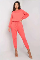 Elastic Waist Sweatpants Unique Style