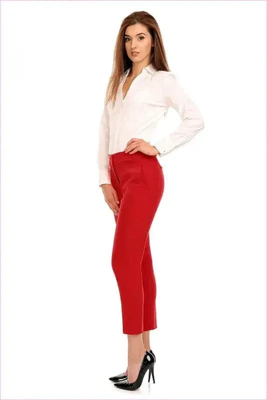 Elegant 7/8 Trousers Unique Style Fashion