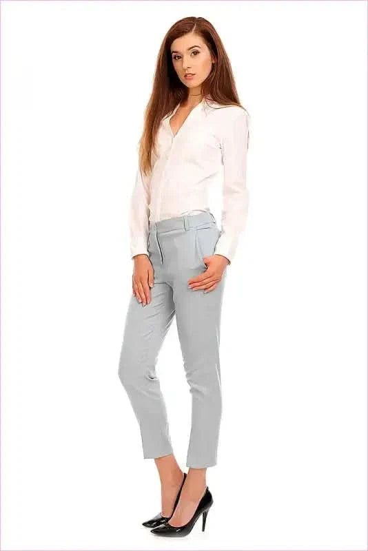 Elegant 7/8 Trousers Unique Style Fashion