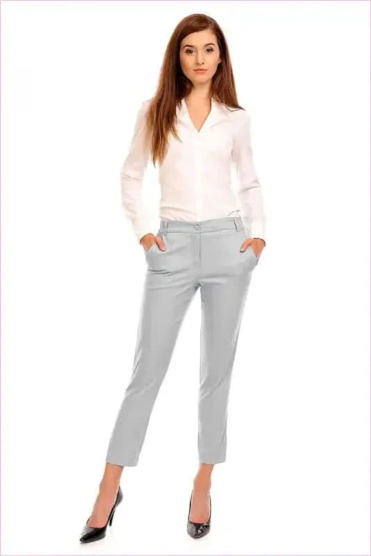 Elegant 7/8 Trousers Unique Style Fashion