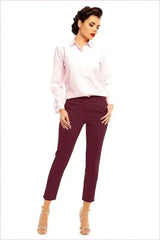 Elegant 7/8 Trousers Unique Style Fashion