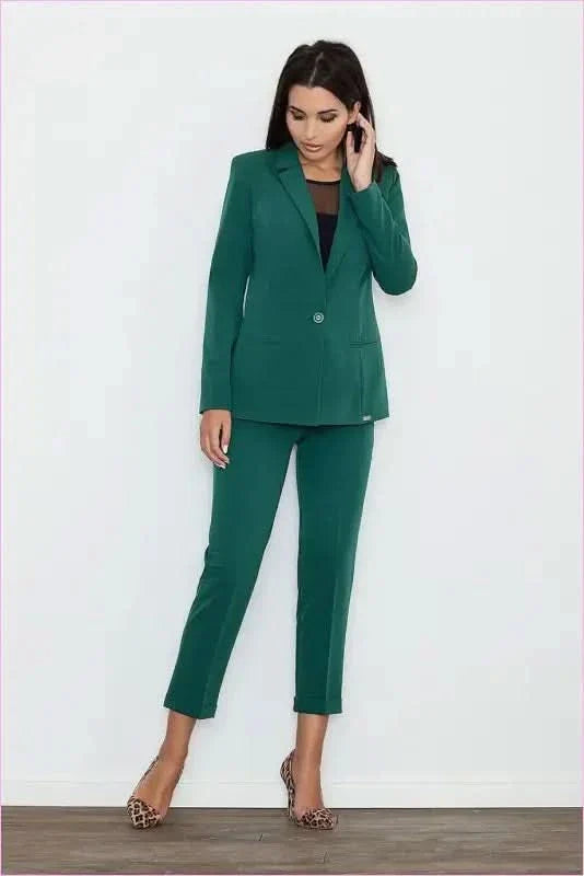 Elegant Cropped Trousers Unique Fashion Style