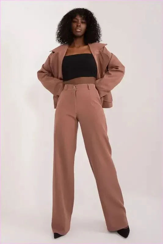 Elegant Fabric Pants Versatile Style Fashion