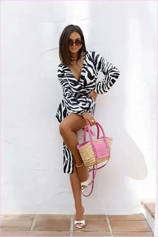 Elegant Puffy Sleeve Jumpsuit Summer Fashion Style