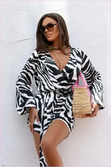 Elegant Puffy Sleeve Jumpsuit Summer Fashion Style