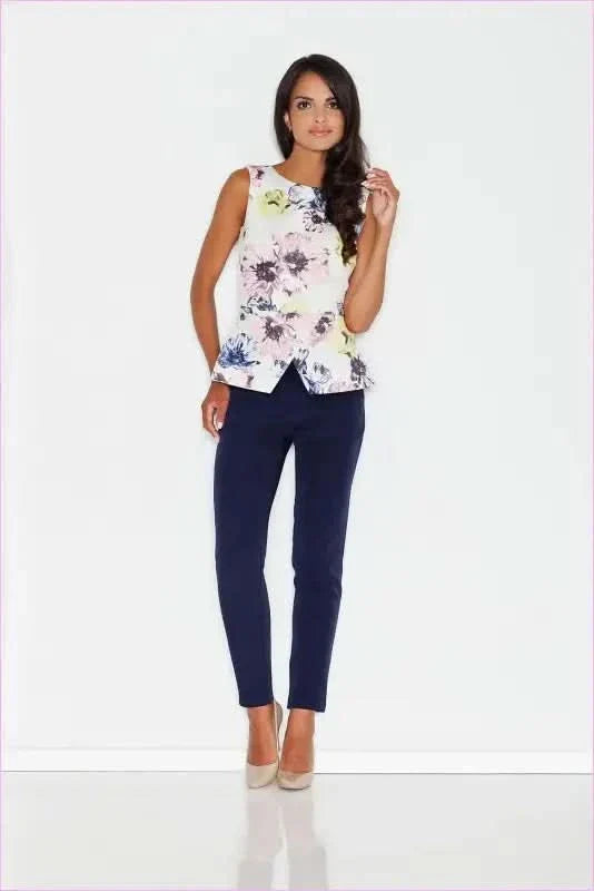 Elegant Tube Trousers Smooth Style Fashion