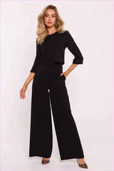 Elegant Wide Leg Jumpsuit Unique Style Fashion