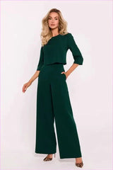Elegant Wide Leg Jumpsuit Unique Style Fashion