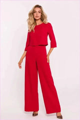 Elegant Wide Leg Jumpsuit Unique Style Fashion